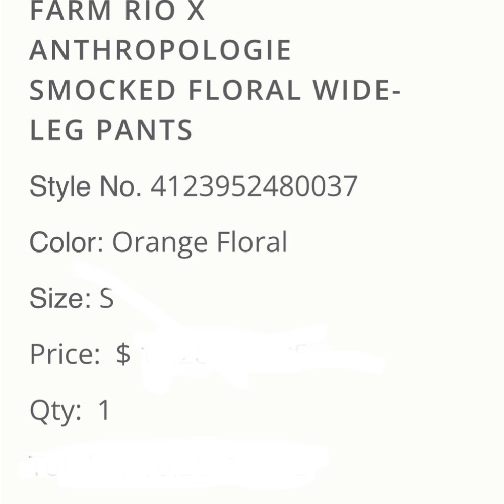 FARM RIO X ANTHROPOLOGIE SMOCKED FLORAL WIDE-LEG PANTS - Picture 2 of 7